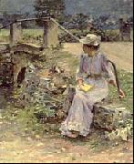 Theodore Robinson La Debacle oil painting